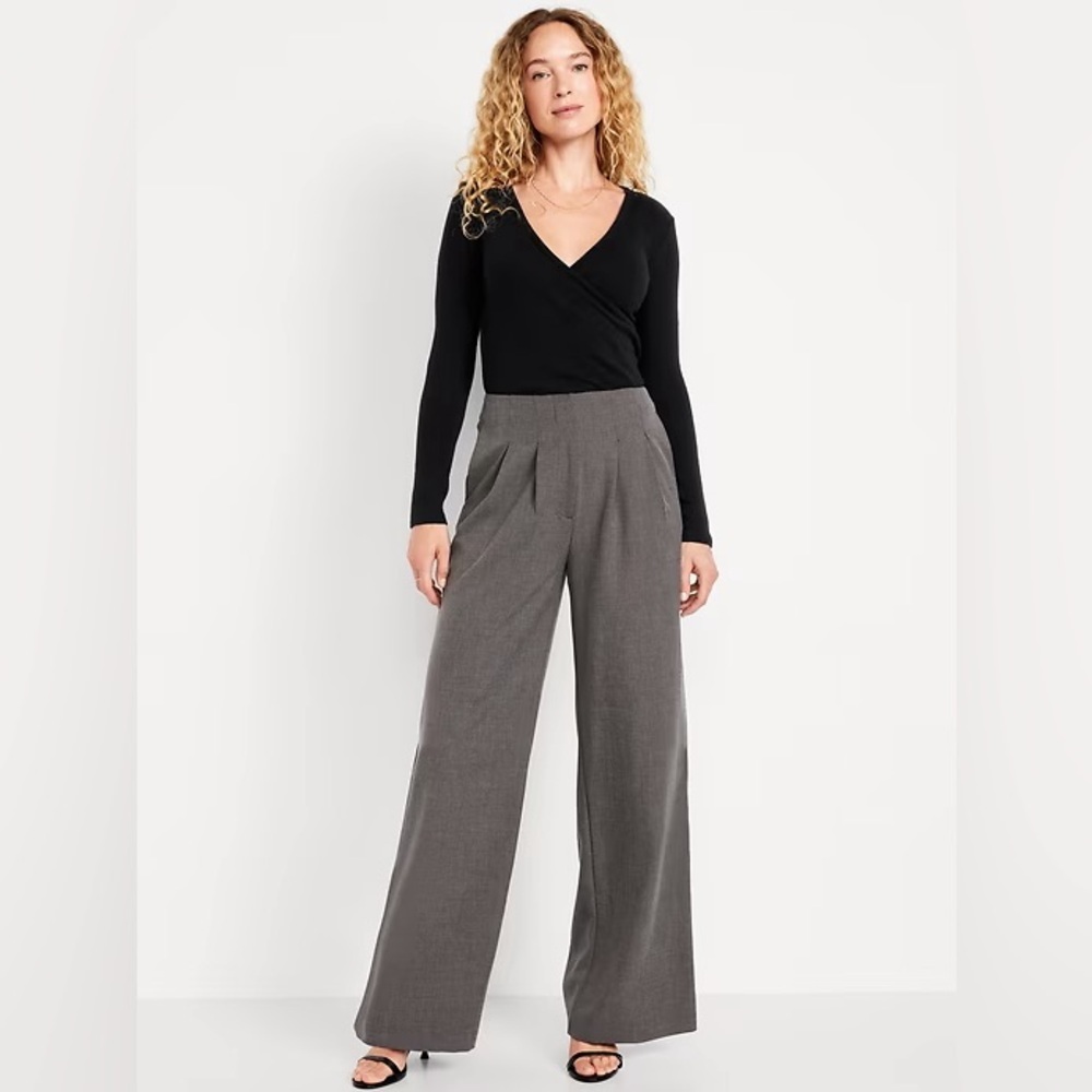NWT Old Navy Extra High-Waisted Super Wide-Leg Pants 801805 π©·